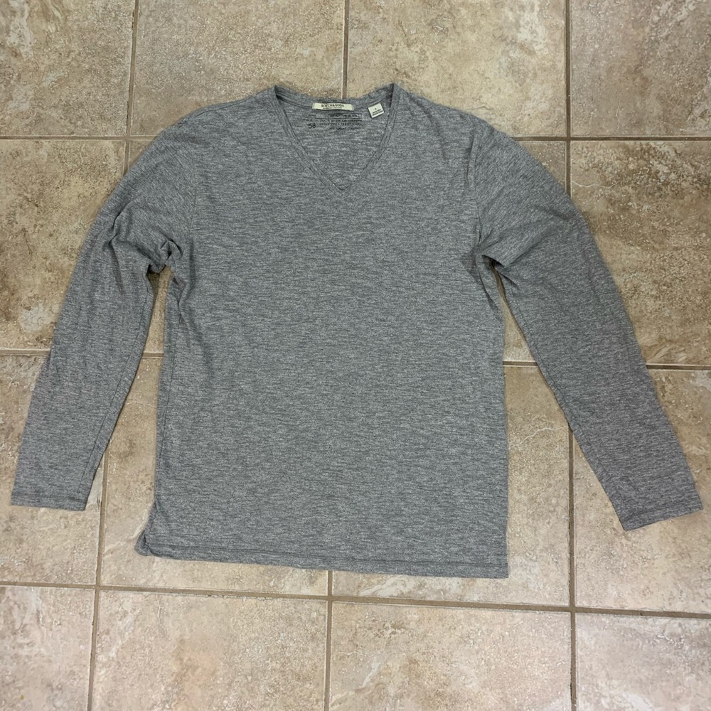Scotch & Soda L grey light long sleeve shirt